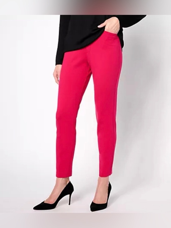 Susan Graver Pants - Susan Graver Petite Smart Ponte Knit Slim Leg Pants! Size XLP.